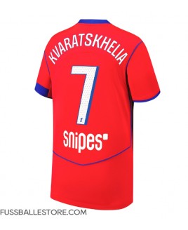Günstige Paris Saint-Germain Khvicha Kvaratskhelia #7 3rd trikot 2025-26 Kurzarm